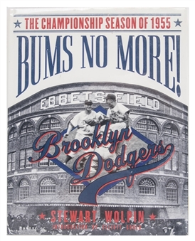 Brooklyn Dodgers Multi-Signed "Bums No More" Hardcover Book With 13 Signatures Including Koufax, Reese & Snider (Beckett)